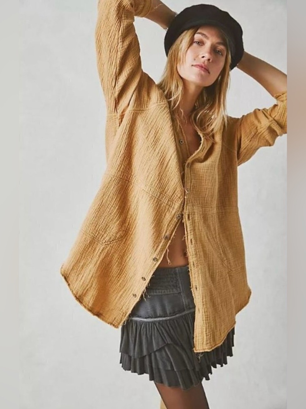 Free People We The Free Summer Daydream Button Down